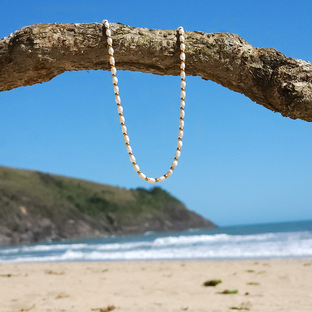 Maui Choker - Fresh Pearls